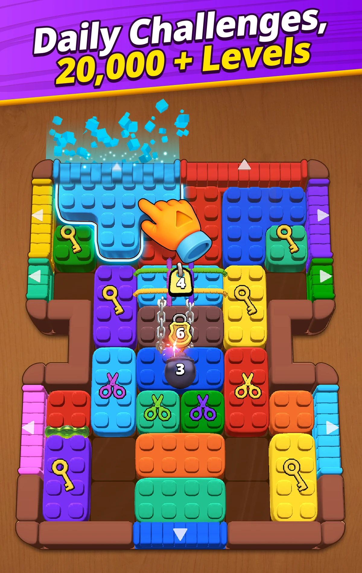 Wood Rush Puzzle screenshot